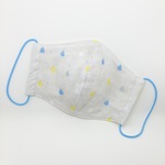 立体マスク M（ぽたぽたしずく：ライトグレー）