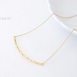 Hammered Stick Arch necklace