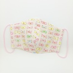 立体マスク M（ちょうちょリボン：ベビーピンク）