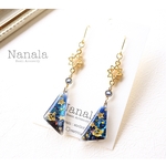 宇宙のレジンピアス/イヤリング　レジンアクセサリ―