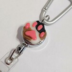 コードリールキーホルダー  にくきゅう