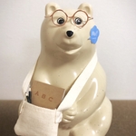 【しろくま貯金箱】バッグ、ノート、鉛筆セット