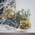 新作2021＊送料無料！アンティーク紫陽花とアナベルのドライフラワー枝つき＊シャビーシックな大き目4本