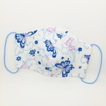 立体マスク M（バタフライリボン：ブルー）