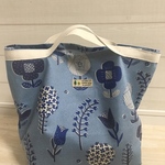 小さくたためるエコバッグ  コンビニエコバッグ トートバッグ 北欧柄