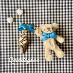 ミニテディとソフトクリーム【ピアス/イヤリング】