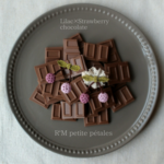 【再販】期間限定　さくらんぼ　Baby set  *lilac✕strawberry chocolate*