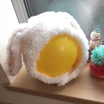 なでたくなる♡もこもこうさぎさん帽子