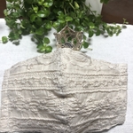 ☆立体型レースマスク☆フラワー刺繍レース(生成り)