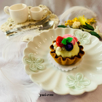 ベリー🍰タルトケーキ❤︎ペット用❤︎フェルト帽子