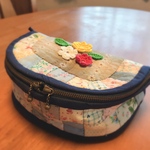 パッチワーク小物入れ