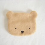 かわいいくま型カイロケース（ベージュフリース）