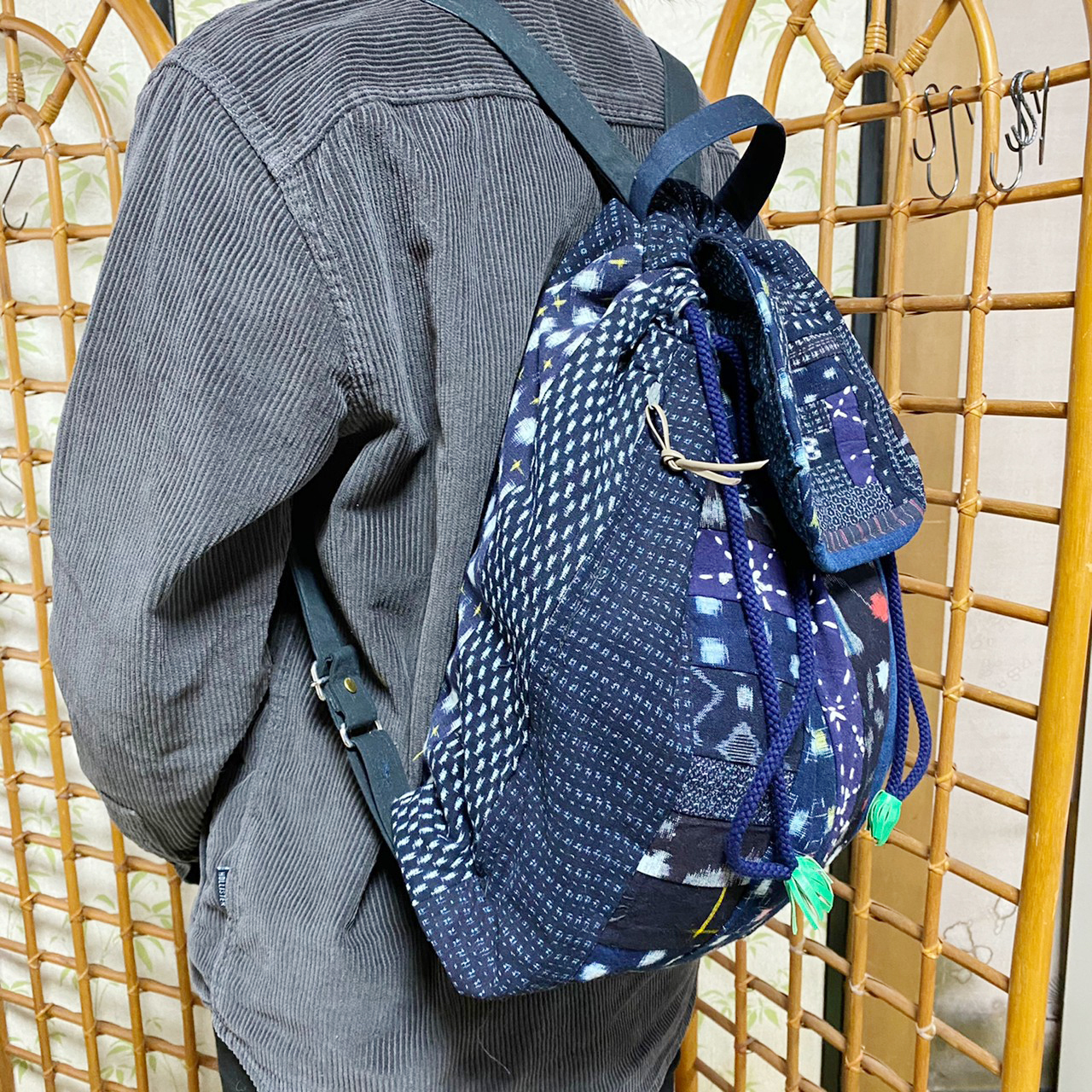 訳あってお買い得！30～80％OFF 久留米絣のパッチワーク2way