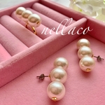 happy pearl ♡heart♡ ピアス＆リングセット