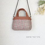 リバティ＊帆布　2WAY  ショルダーバッグ　トートバッグ
