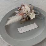 テールリード　ホワイトとピンクのミニスワッグ