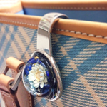 【訳有りSale】511-53*艶* Lapis lazuli オルゴナイトのバッグキーフック#3064586