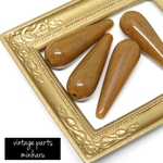 choco(4個入)vintage parts vanilla beans drop beads