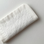 レースのような刺し子のハンカチ　ブライダルにも