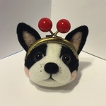 C様専用 ボストンテリアちゃんながま口
