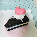 St.Valentine's day♡チョコケーキ♡レインボークリーム