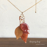☆SALE☆colored leaves2020 (ネックレス)