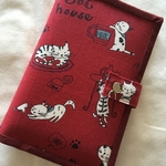 Ａ６対応お薬手帳ケース（NA-239)  cat house