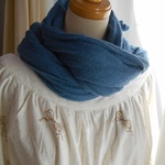 ウールガーゼ ストール 〈ブルーグレー〉 ショール