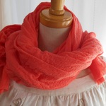 ウールガーゼ ストール 〈さんご〉 ショール