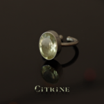 New『Citrine』の世界でひとつの天然石リング silver925