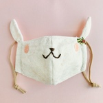 野うさぎの刺繍マスク🐰🌱