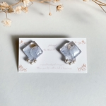 《ﾋﾟｱｽ》紫陽花とパール【ブルー】