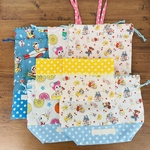 【mi様オーダー品】メリーボンボンとハニーチューンの巾着など