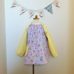 刺繍名入れ可能！女の子スモック ゆめかわユニコーン　110cm