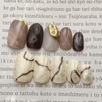 バレンタインネイルチップ