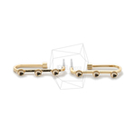 ERG-1561-G【2個入り】パールカップバーピアス ,Pearl Cup Bar Post Earring