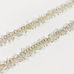 【1pcs(10cm) clear #50】クリアビーズタッセル