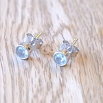 🌊誕生石ピアスシリーズ　3月　アクアマリン　スターリングシルバー