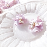 ♡#63(2pcs)＊花びらチャーム＊薄藤色