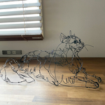 ＊norwegian.vivi 様専用＊ ワイヤーアート・ 猫