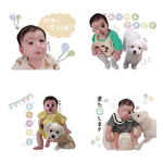LINEスタンプ8個/手書き