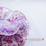 大人かわいいLiberty シュシュ　【フィールドフラワーズ】