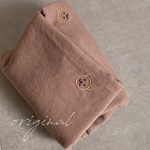 【新商品】originalくまさん刺繍　ハーフリネン