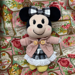 ぬいもーずorぬいばメイちゃん用⭐フード付きコートピンクセット⭐白黒チェック