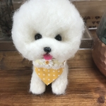 羊毛フェルト　ビジョンフリーゼ