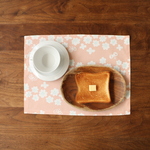 【new】ランチョンマット★お花畑とちょうちょ　ピンク　北欧【受注生産】