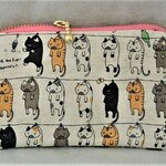 ★猫柄★ミニ財布