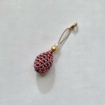 【kaoridama】精油が使えるマスクチャーム・ピアス・イヤリング　さくらピンク