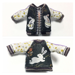 金襴スカジャン(4)兎<適応サイズ:オビツ11、ねんどろいどどーる> 