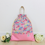 可愛い小花🌸お着替え袋・体操着袋✩入園入学・女の子
